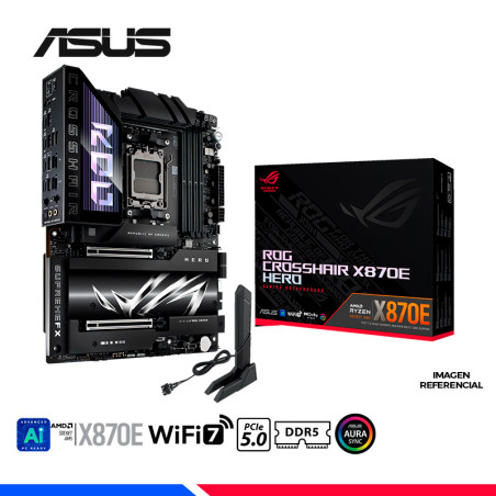 MAINBOARD ASUS ROG CROSSHAIR X870E HERO, WIFI, DDR5, AM5, AMD