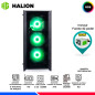 CASE GAMER HALION TITAN 104 BLACK, F/600W, RGB, V/TEMPLADO CASE GAMER HALION TITAN 104 BLACK, F/600W, RGB, V/TEMPLADO