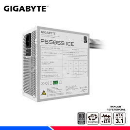 FUENTE DE PODER GIGABYTE P550SS ICE, 80 PLUS SILVER, 550W