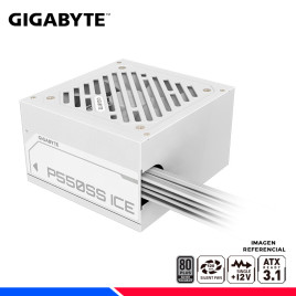 FUENTE DE PODER GIGABYTE P550SS ICE, 80 PLUS SILVER, 550W