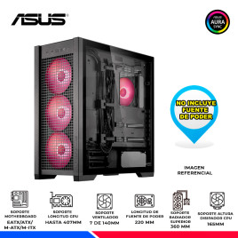 CASE ASUS TUF Gaming GT302 ARGB, BLACK, V/TEMPLADO