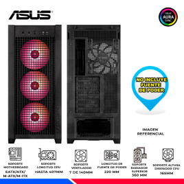CASE ASUS TUF Gaming GT302 ARGB, BLACK, V/TEMPLADO