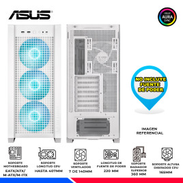 CASE ASUS TUF Gaming GT302 ARGB, WHITE, V/TEMPLADO