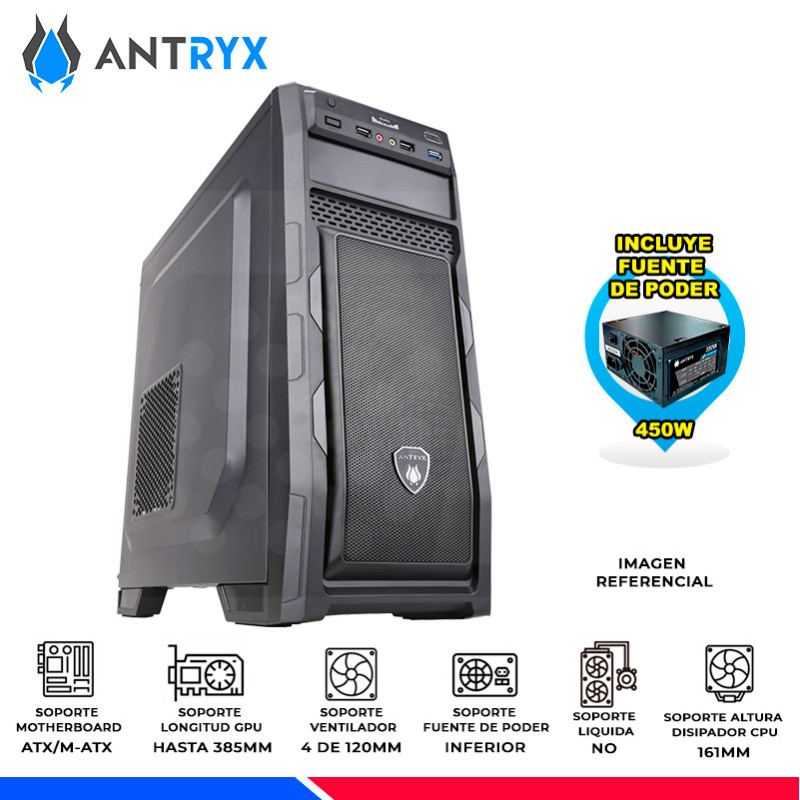 CASE ANTRYX XTREME E250 PLUS C/B450W CASE ANTRYX XTREME E250 PLUS C/B450W