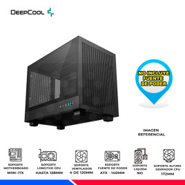 CASE DEEPCOOL CH160 BK, V/TEMPLADO