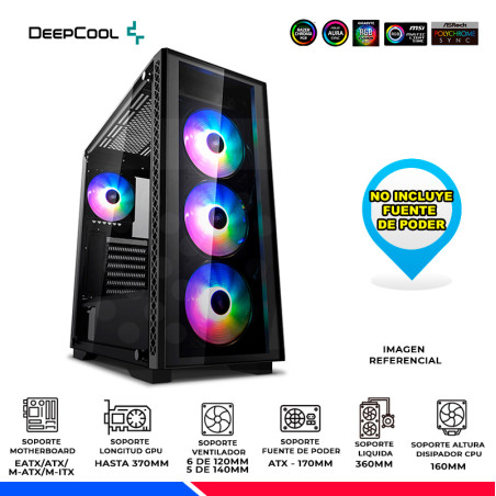 CASE DEEPCOOL MATREXX 50 ADD-RGB 4F, V/TEMPLADO
