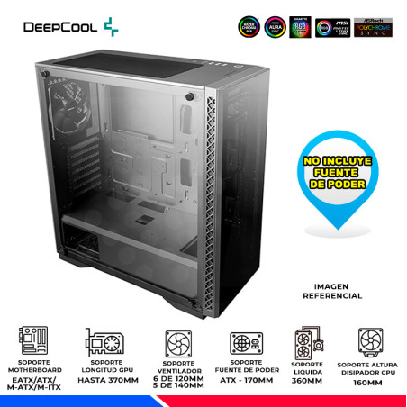 CASE DEEPCOOL MATREXX 50 ADD-RGB 4F, V/TEMPLADO