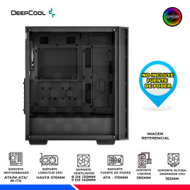 CASE DEEPCOOL MATREXX 55 MESH V4, V/TEMPLADO, ARGB