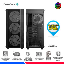 CASE DEEPCOOL MATREXX 55 MESH V4, V/TEMPLADO, ARGB