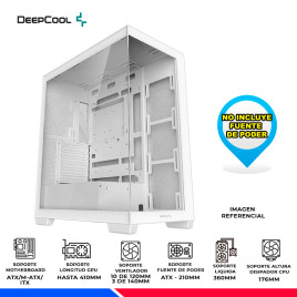 CASE DEEPCOOL CG580 WH, V/TEMPLADO