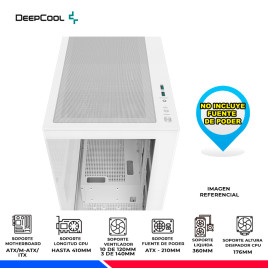 CASE DEEPCOOL CG580 WH, V/TEMPLADO