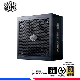 FUENTE DE PODER COOLER MASTER GX II GOLD 850, 80 PLUS GOLD FULL MODULAR, 850W