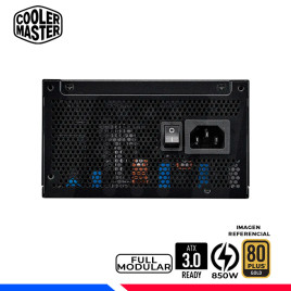 FUENTE DE PODER COOLER MASTER GX II GOLD 850, 80 PLUS GOLD FULL MODULAR, 850W