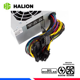 FUENTE DE PODER HALION MICRO ATX-600W P8, 600W