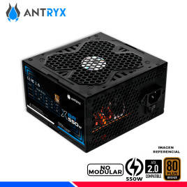 FUENTE DE PODER ANTRYX XBR-550, 80 PLUS BRONZE, 550W