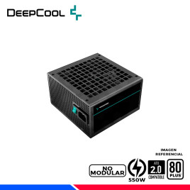 FUENTE DE PODER DEEPCOOL PF550, 80 PLUS WHITE, 550W