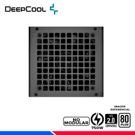 FUENTE DE PODER DEEPCOOL PF750, 80 PLUS WHITE, 750W