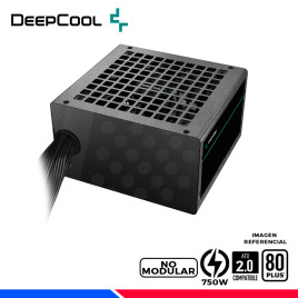 FUENTE DE PODER DEEPCOOL PF750, 80 PLUS WHITE, 750W