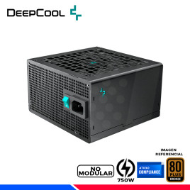 FUENTE DE PODER DEEPCOOL PL750D, 80 PLUS BRONZE, 750W