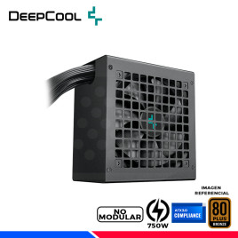 FUENTE DE PODER DEEPCOOL PL750D, 80 PLUS BRONZE, 750W
