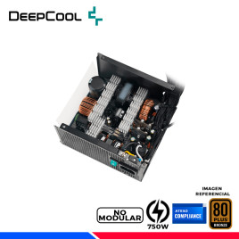 FUENTE DE PODER DEEPCOOL PL750D, 80 PLUS BRONZE, 750W