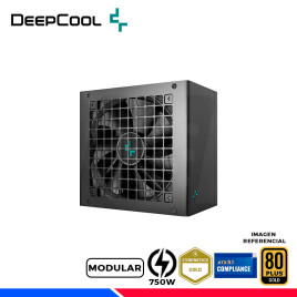 FUENTE DE PODER DEEPCOOL PN750M, 80 PLUS GOLD MODULAR, 750W