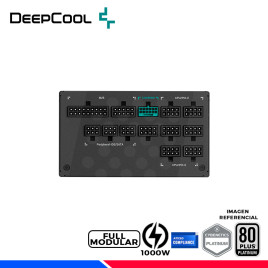 FUENTE DE PODER DEEPCOOL PX1000P, 80 PLUS PLATINUM, FULL MODULAR, 1000W