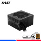 FUENTE DE PODER MSI MAG A550BN, 80 PLUS BRONZE 550W.