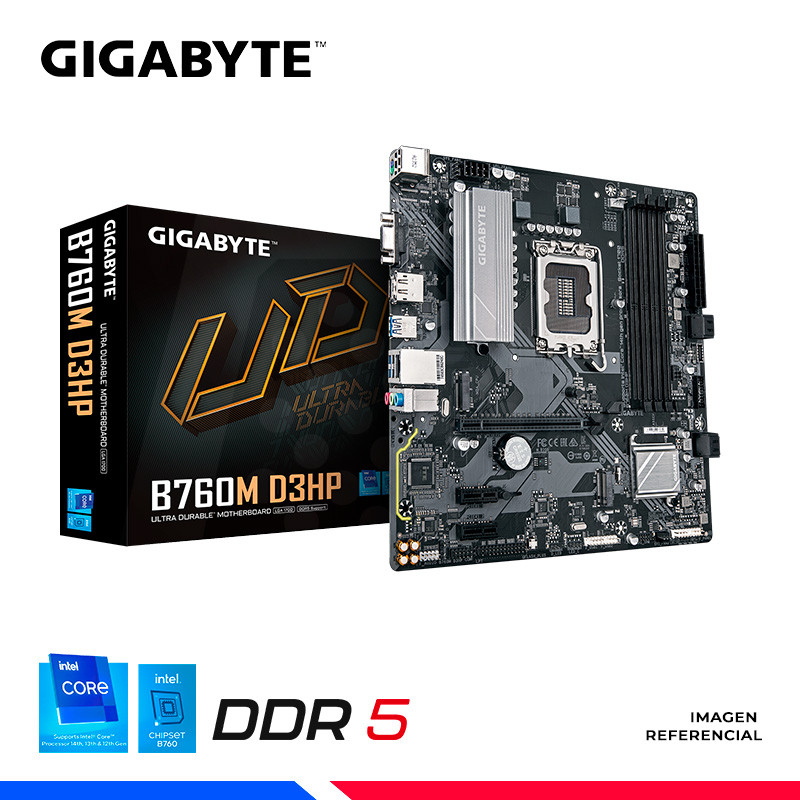 MAINBOARD GIGABYTE B760M D3HP, DDR5, LGA 1700