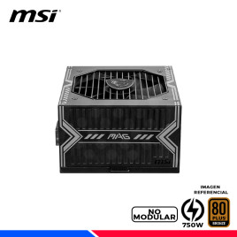FUENTE DE PODER MSI MAG A750BN PCIE5, 80 PLUS BRONZE, 750W
