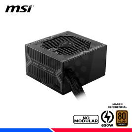 FUENTE DE PODER MSI MAG A650BN, 80 PLUS BRONZE 650W.