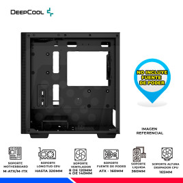 CASE DEEPCOOL CH370, V/TEMPLADO