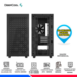 CASE DEEPCOOL CH370, V/TEMPLADO