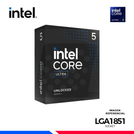 PROCESADOR INTEL CORE ULTRA 5 245K, Cache 24 MB, Hasta 5.20 Ghz.