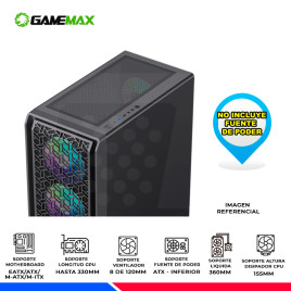 CASE GAMING GAMEMAX Forge Ab, 6 COOLER ARGB, MALLA