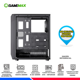 CASE GAMING GAMEMAX Forge Ab, 6 COOLER ARGB, MALLA