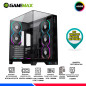 CASE GAMING GAMEMAX INFINITY PRO, PANORAMICO, 5 COOLER ARGB