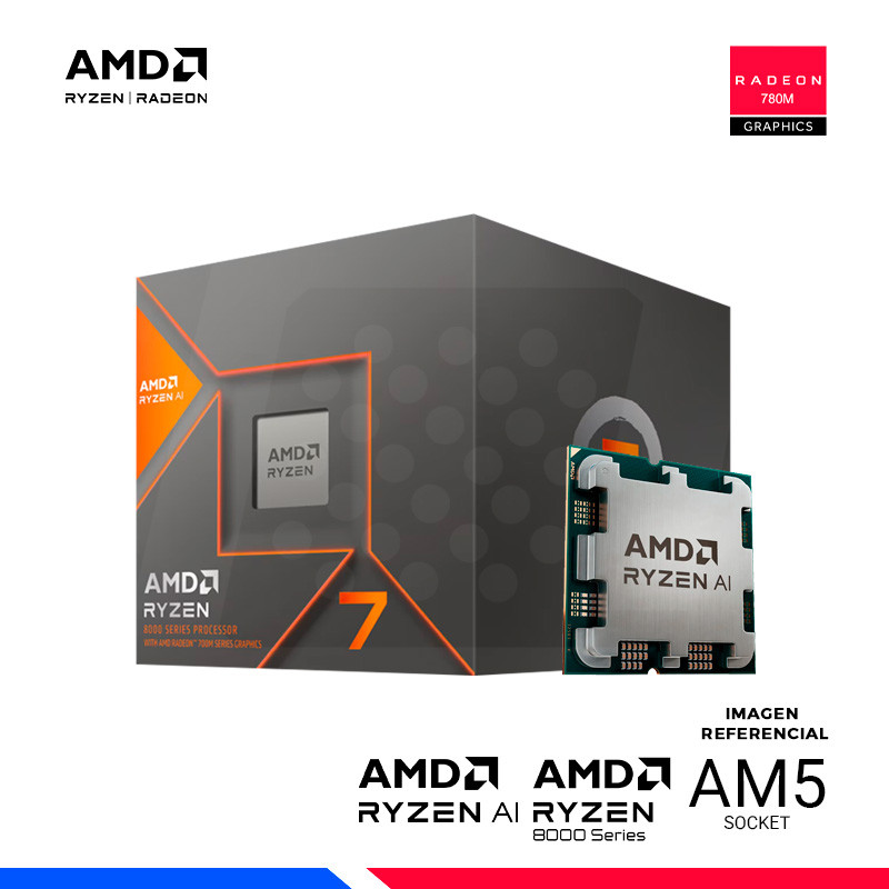 PROCESADOR AMD RYZEN 7 8700G, AM5 PROCESADOR AMD RYZEN 7 8700G, AM5