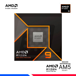 PROCESADOR AMD RYZEN 9 9900X, Cache 64 MB, Hasta 5.6 Ghz, AM5
