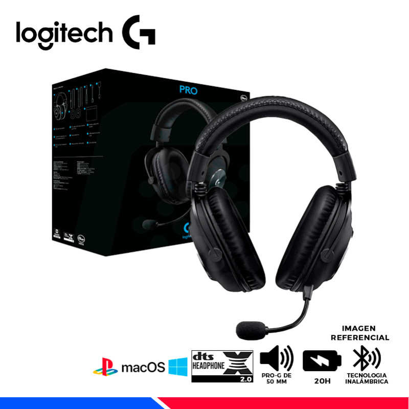 AURICULAR GAMING LOGITECH G PRO X INALAMBRICO LIGHTSPEED BLACK AURICULAR GAMING LOGITECH G PRO X INALAMBRICO LIGHTSPEED BLACK