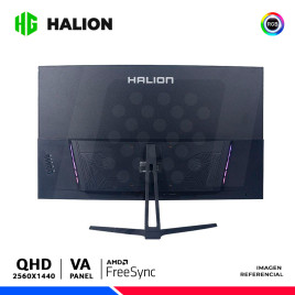 MONITOR GAMING HALION HG 2725QC, 27" CURVO VA, 2K QHD, 165Hz, 1ms, FreeSync