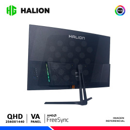 MONITOR GAMING HALION HG 2725QC, 27" CURVO VA, 2K QHD, 165Hz, 1ms, FreeSync