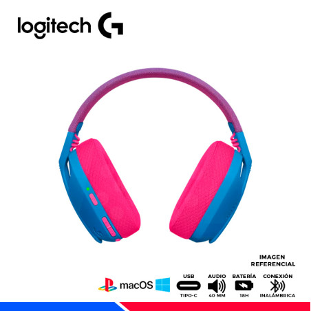 AURICULAR GAMING LOGITECH G435 INALAMBRICO LIGHTSPEED BLUE