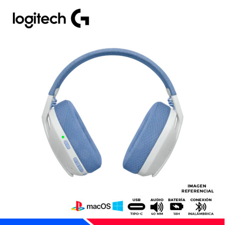 AURICULAR GAMING LOGITECH G435 INALAMBRICO LIGHTSPEED WHITE