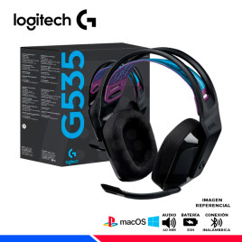 AURICULAR GAMING LOGITECH G535 INALAMBRICO LIGHTSPEED BLACK