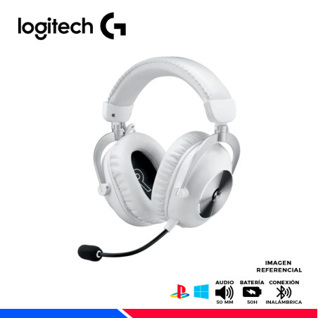AURICULAR GAMING LOGITECH G PRO X 2 LIGHTSPEED, WHITE