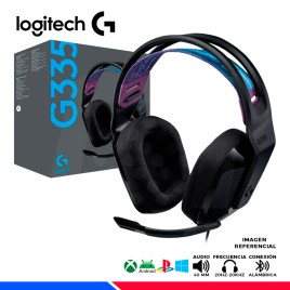AURICULAR GAMING LOGITECH G335 BLACK