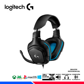 AURICULAR GAMING LOGITECH G432, 7.1, BLACK