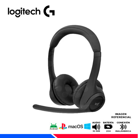 AURICULAR LOGITECH ZONE 300, INALAMBRICO/BT, BLACK