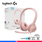 MICROFONO AURICULAR LOGITECH H390 USB, CANCELACION DE RUIDO ROSE MICROFONO AURICULAR LOGITECH H390 USB, CANCELACION DE RUIDO ROSE